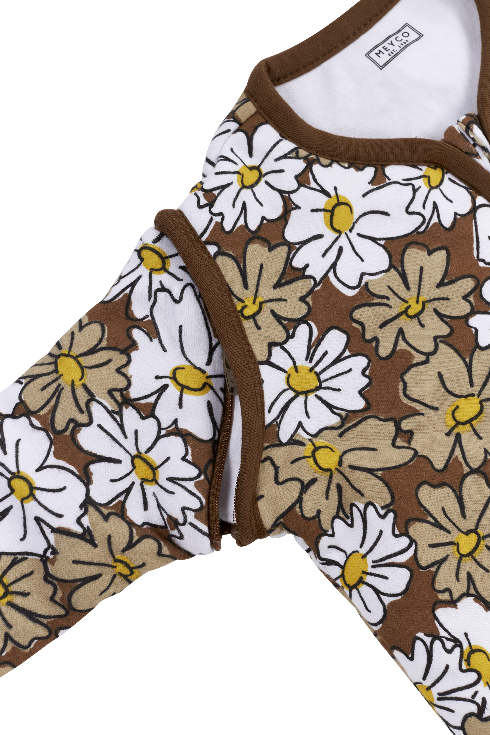 513086_514086_515086_Meyco slaapzak afritsbare mouw vintage flower taupe_d